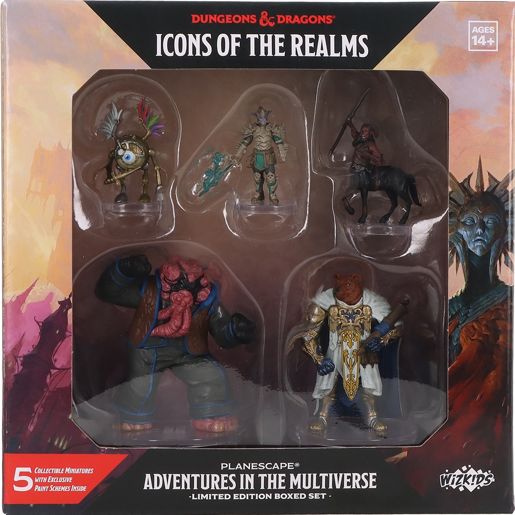 D&D Icons of the Realms - Planescape Adventures In The Multiverse - Limited Edition Boxed Set